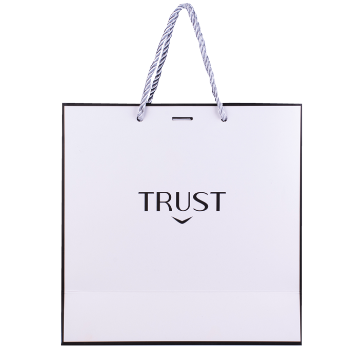 ساک‌دستی سفید Trust Smart سایز بزرگ — تصویر 3