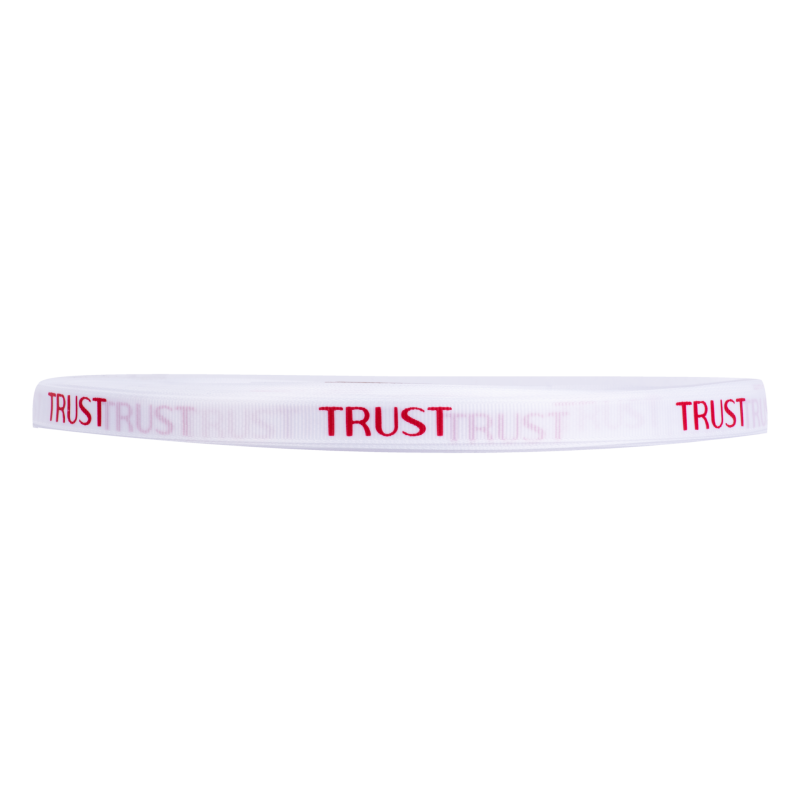 روبان سفید Trust Professional 5 متری با طرح قرمز — تصویر 2