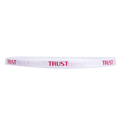 روبان سفید Trust Professional 5 متری با طرح قرمز