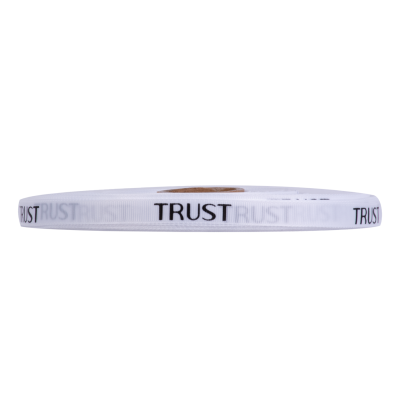 روبان سفید Trust Professional 5 متری با طرح مشکی